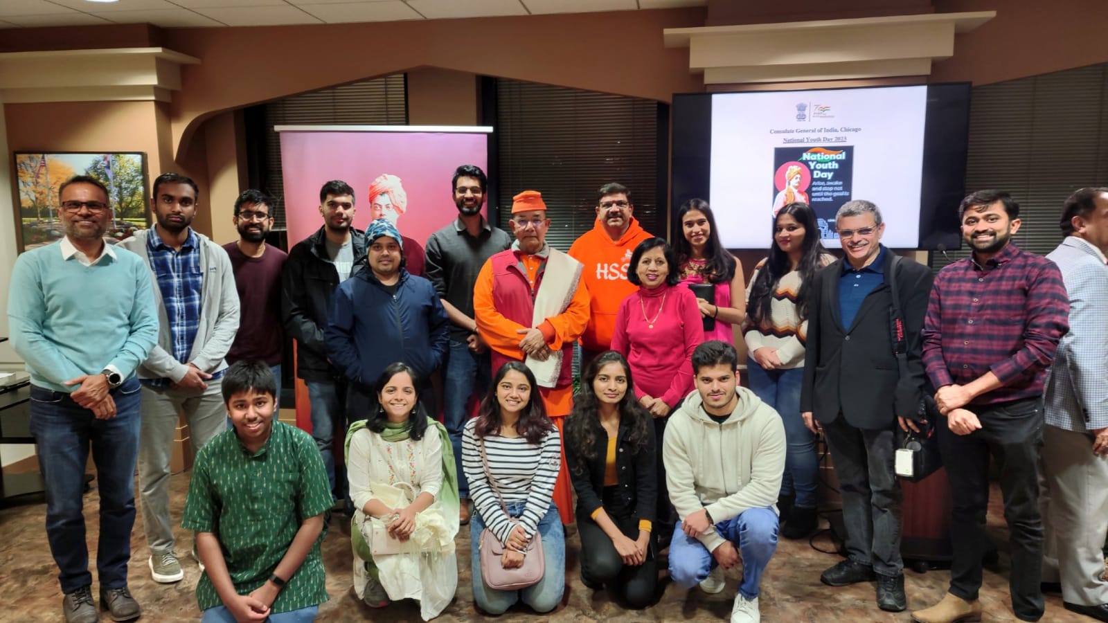 Celebration of National Youth Day and birth anniversary of Swami Vivekananda at the Consulate General of India, Chicago
