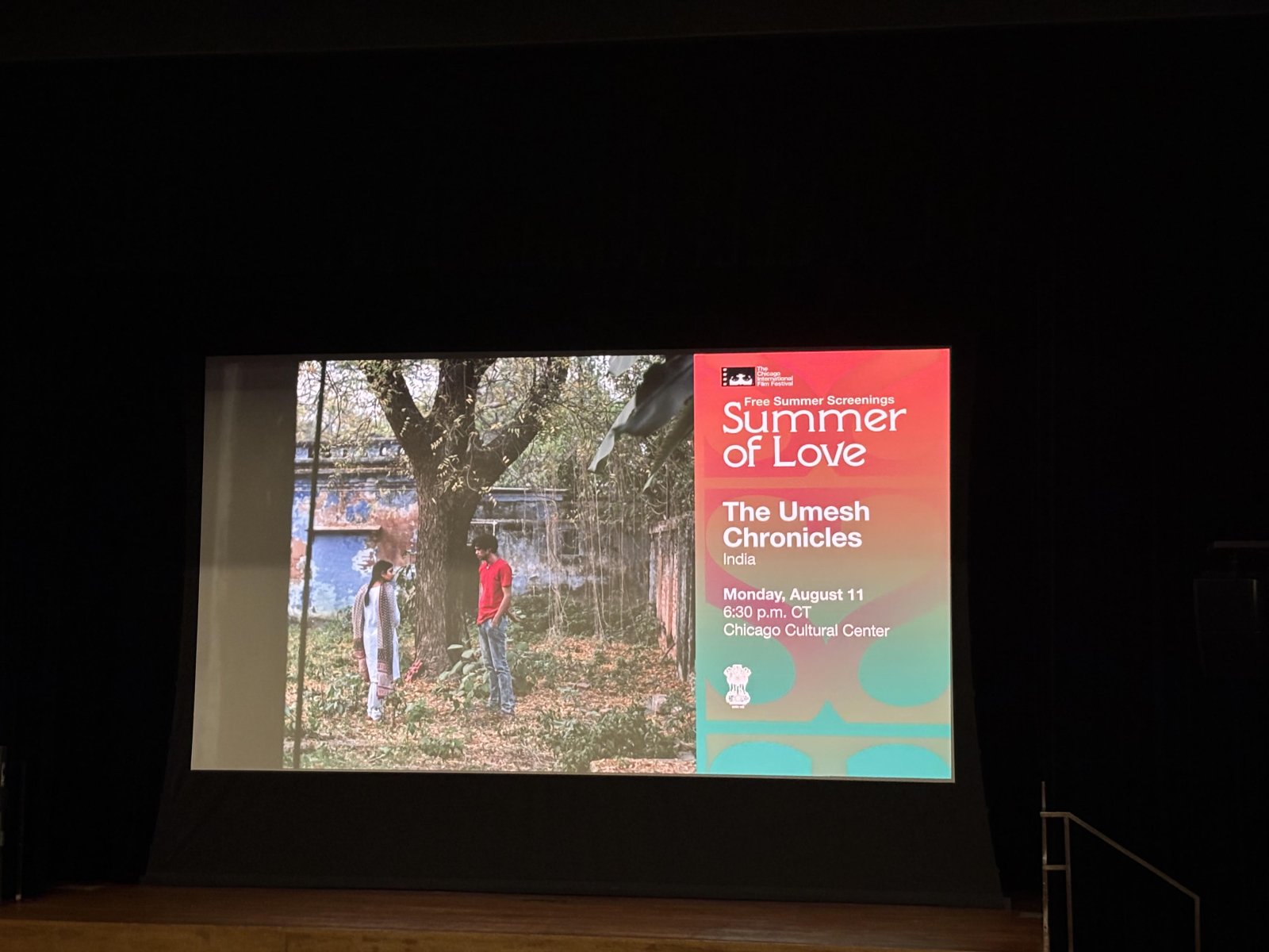 2025 Summer Screening of  “The Umesh Chronicles”  by  Chicago International Film Festival
