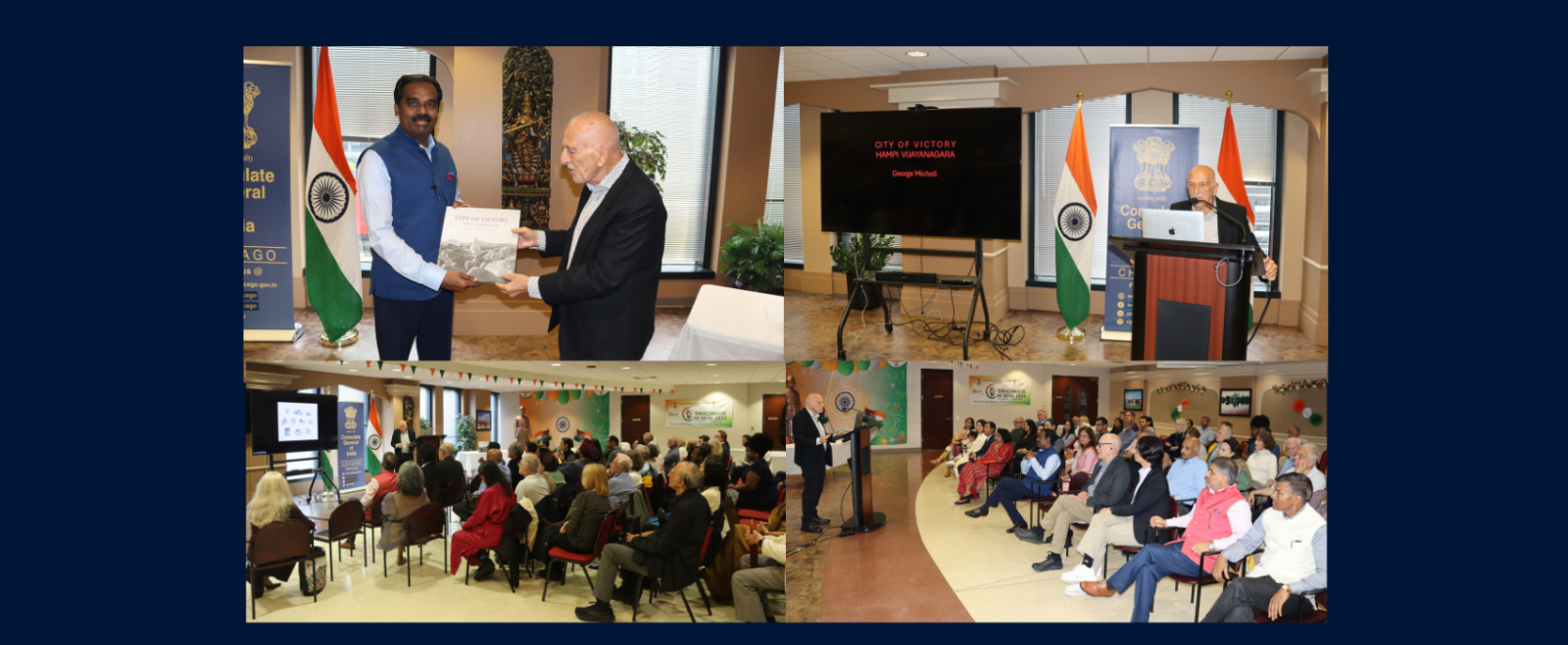 An illustrated talk on “City of Victory: Hampi Vijayanagara” by renowned architectural historian Dr. George Michell