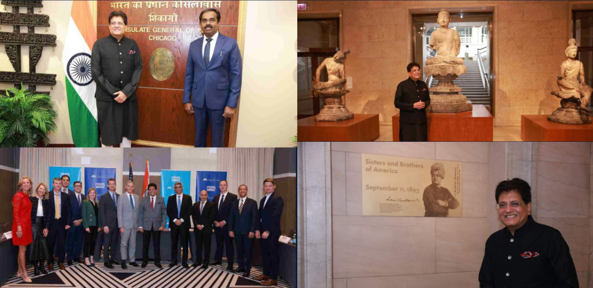 Visit of Hon’ble Commerce and Industry Minister Shri Piyush Goyal to Milwaukee & Chicago: 29 September – 03 October 2026.