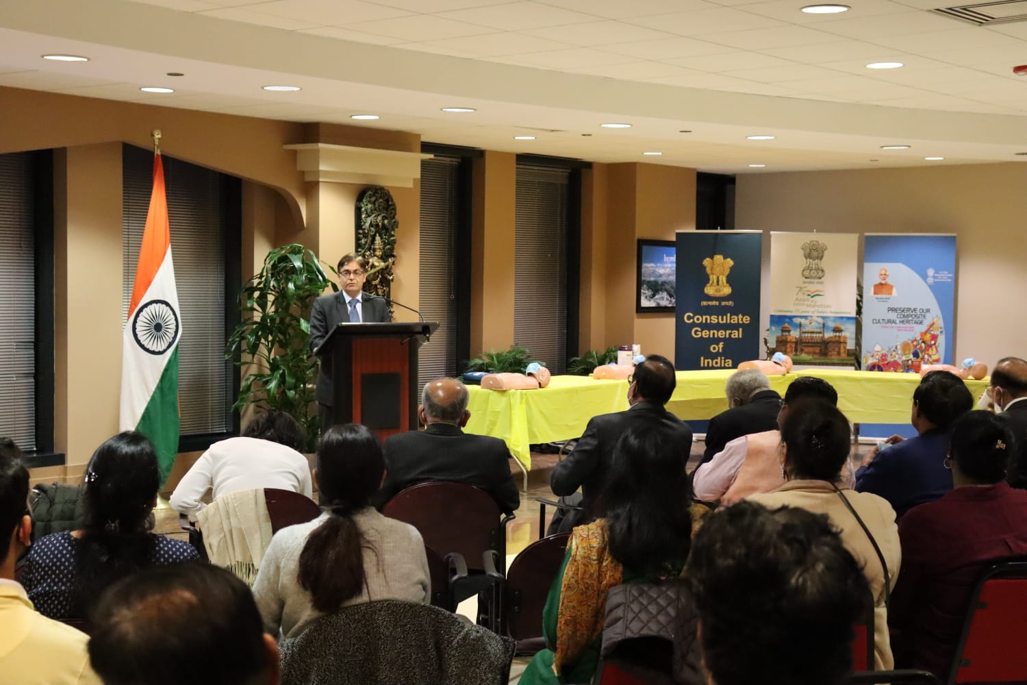 "Heart Health Awareness programme" organised at the Consulate premises on 15 December 2021.