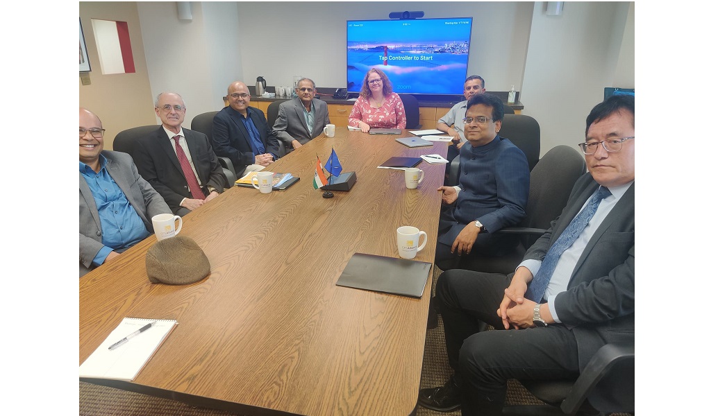 Consul General Somnath Ghosh visited the University of Minnesota to discuss India-Minnesota knowledge and connect with Executive Vice President and Provost Rachel T.A. Croson and some of the faculty members of the University.