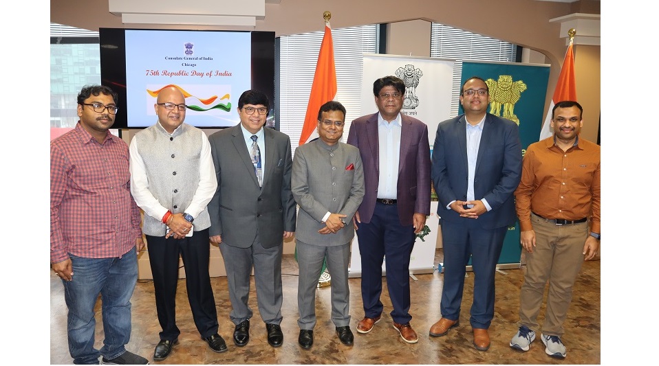 75th Republic Day of India celebrated at Consulate premises on 26 January 2024